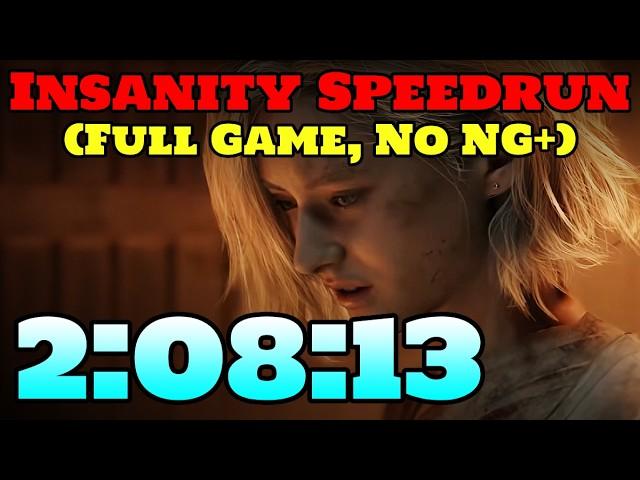 RE9 Insanity Speedrun in 2:08:13 LRT (Full Game, No NG+ Items)