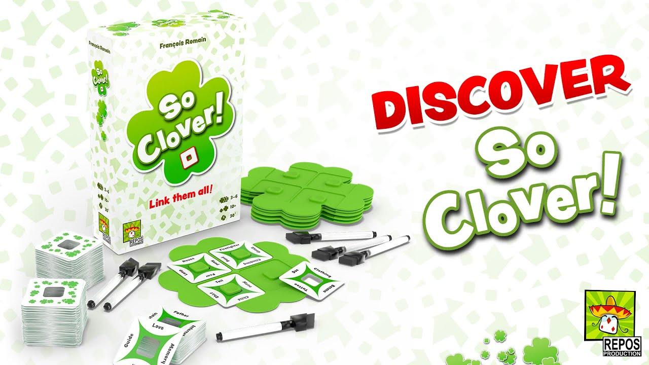 Discover the new cooperative party game: So Clover!