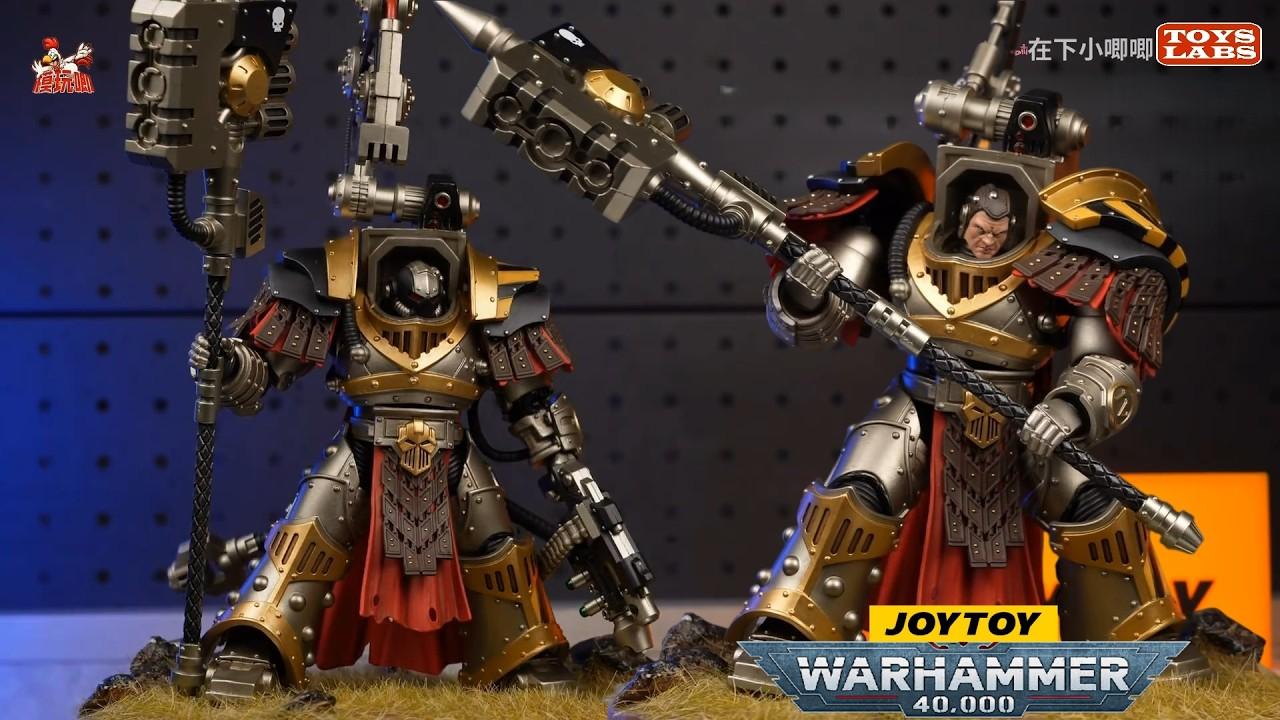 身披重甲的禁卫军指挥官兼攻城大师! 战争铁匠 JoyToy Warhammer The Horus Heresy Iron Warriors Warsmith