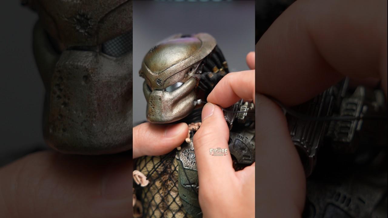 $340 PREDATOR IS LOADED WITH DETAILS🤯 #toys #actionfigures #predator #hottoys #collection #unboxing