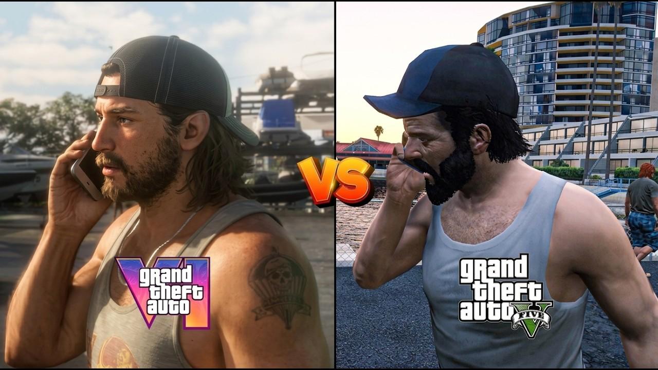 GTA 6 Launch Trailer in GTA 5! (Side-by-Side Comparison)