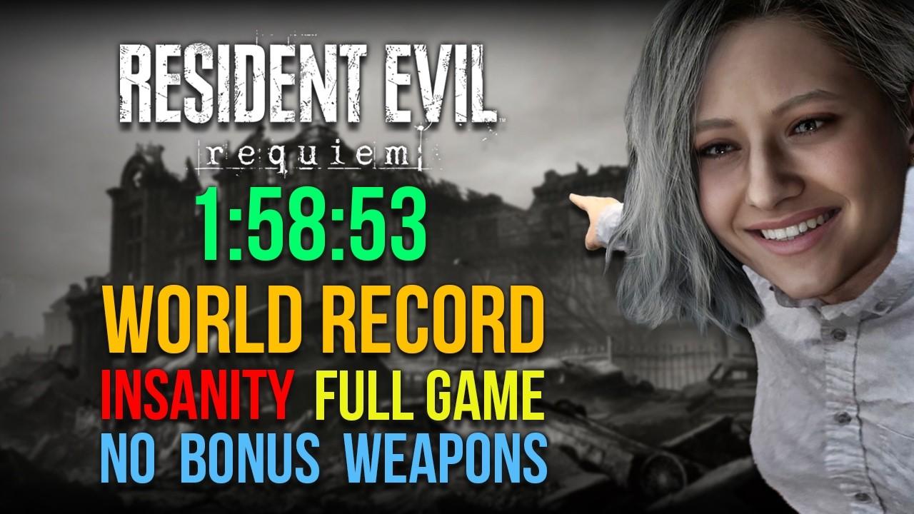 Resident Evil Requiem INSANITY Speedrun in 1:58:53 (Full Game)