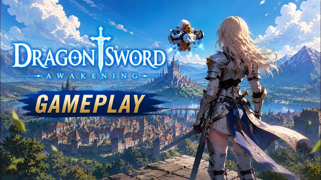 DragonSword Awakening Gameplay PC 4K Ultra | Beautiful Anime Open World RPG