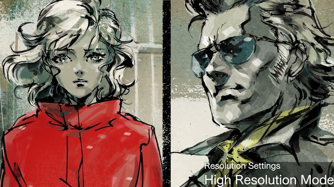 METAL GEAR SOLID: MASTER COLLECTION Vol.2 - Resolution settings