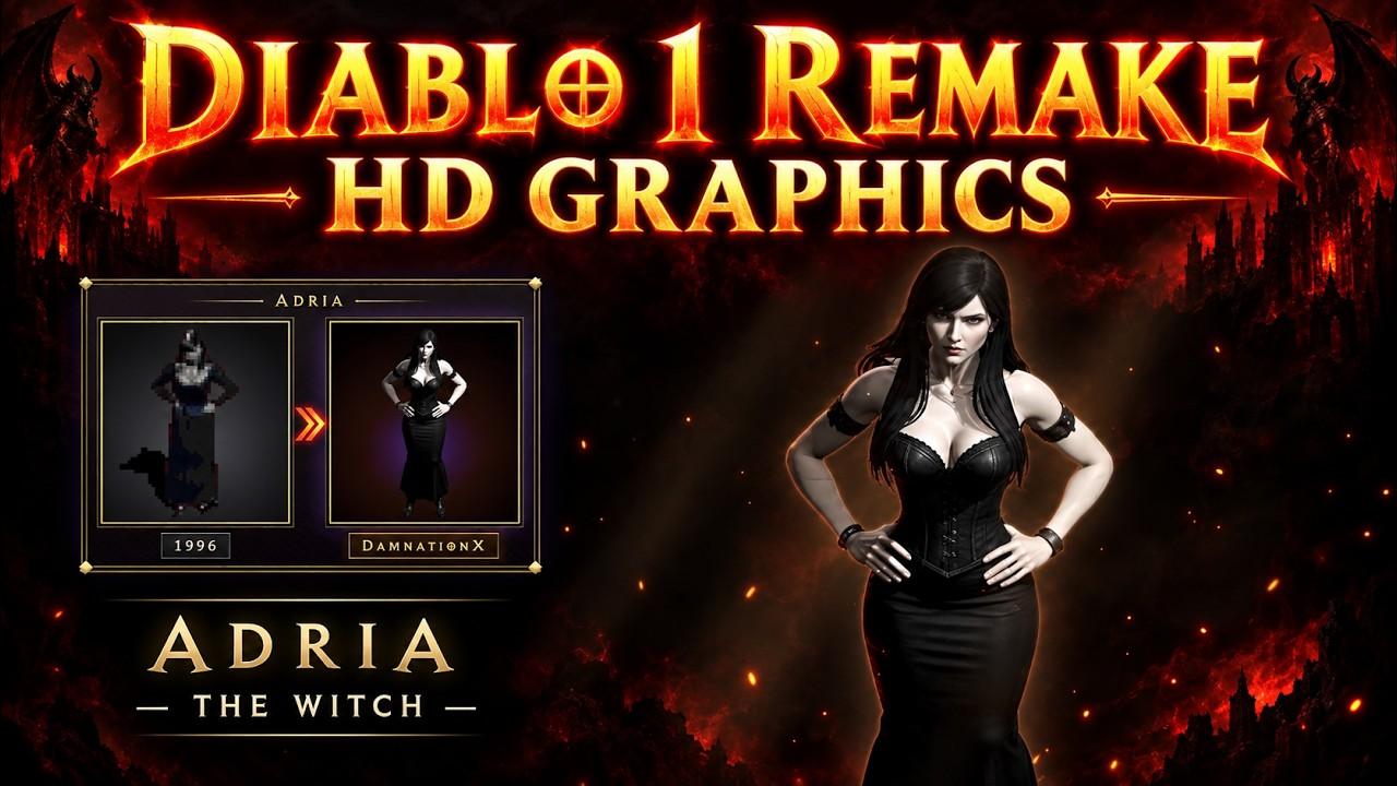 Diablo 1 Remake (DamnationX) - Release Trailer (Unofficial)