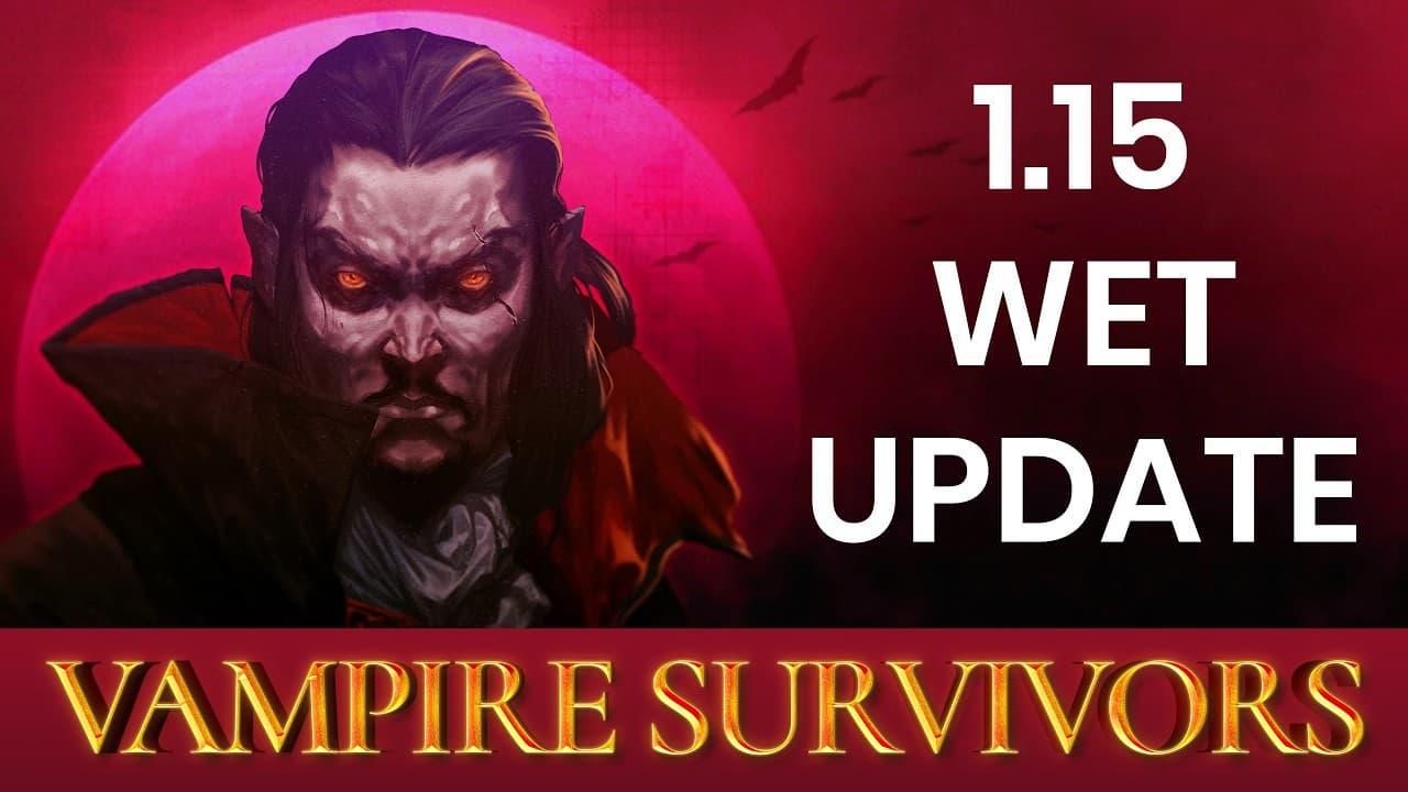 Vampire Survivors | v.1.15 The Lycaeum Free Update Announcement
