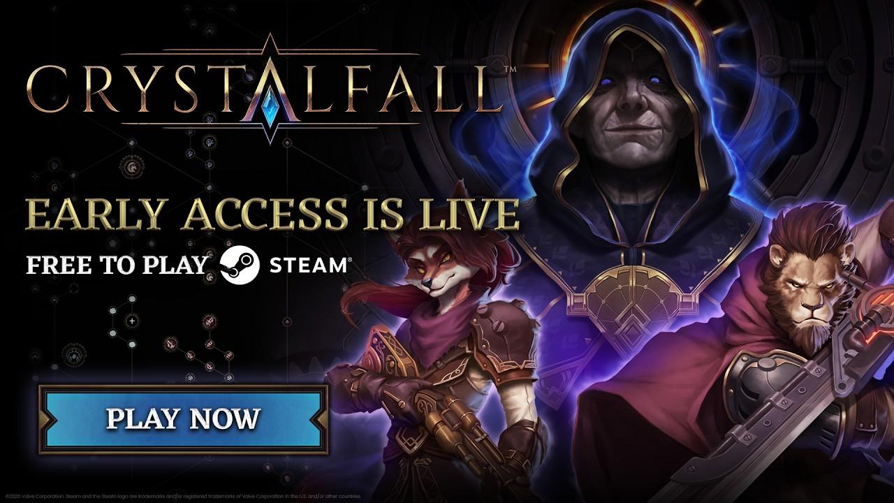 Crystalfall Early Access is now LIVE - Free on Steam