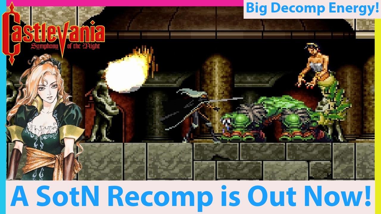 Symphony of the Night Recomp is Here! Castlevania PC Port Time!