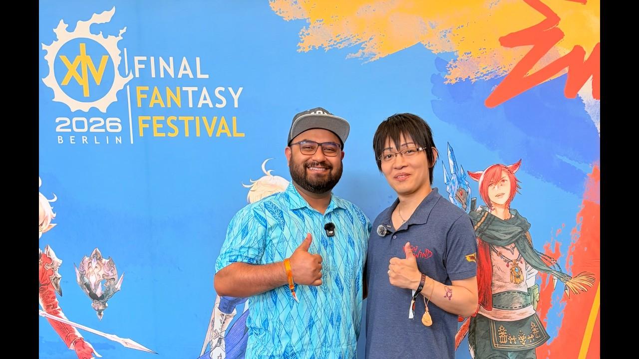 Final Fantasy VII and beyond: Interview with Naoki Hamaguchi @ffxiv  Fan Festival Berlin 2026