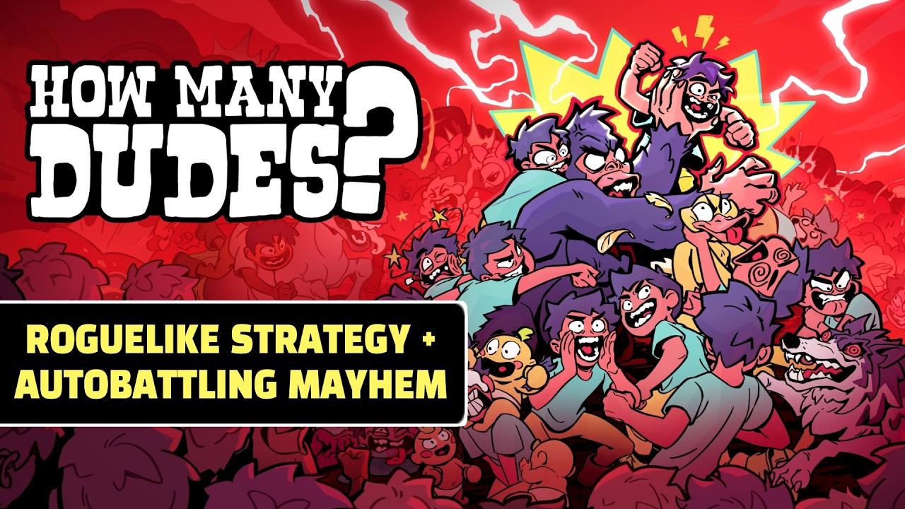 How Many Dudes? - Official Launch Trailer - Roguelike Strategy Autobattler