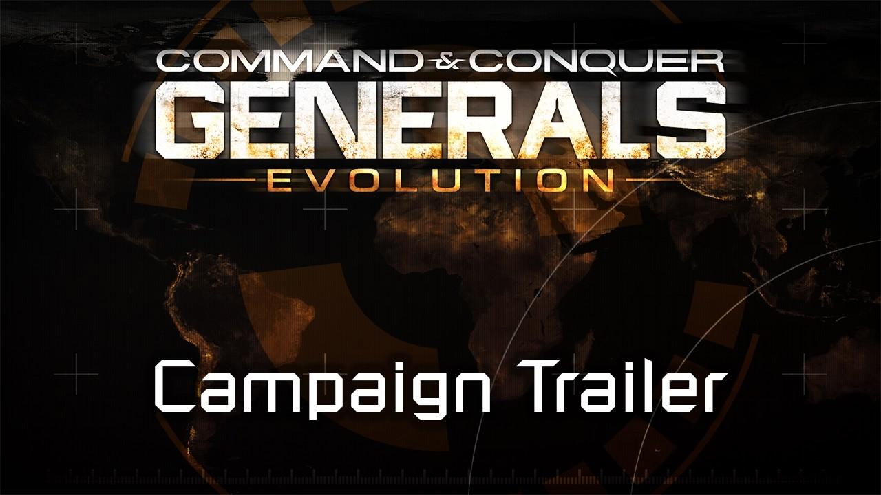 [Generals Evolution] - Campaign Announcement Trailer