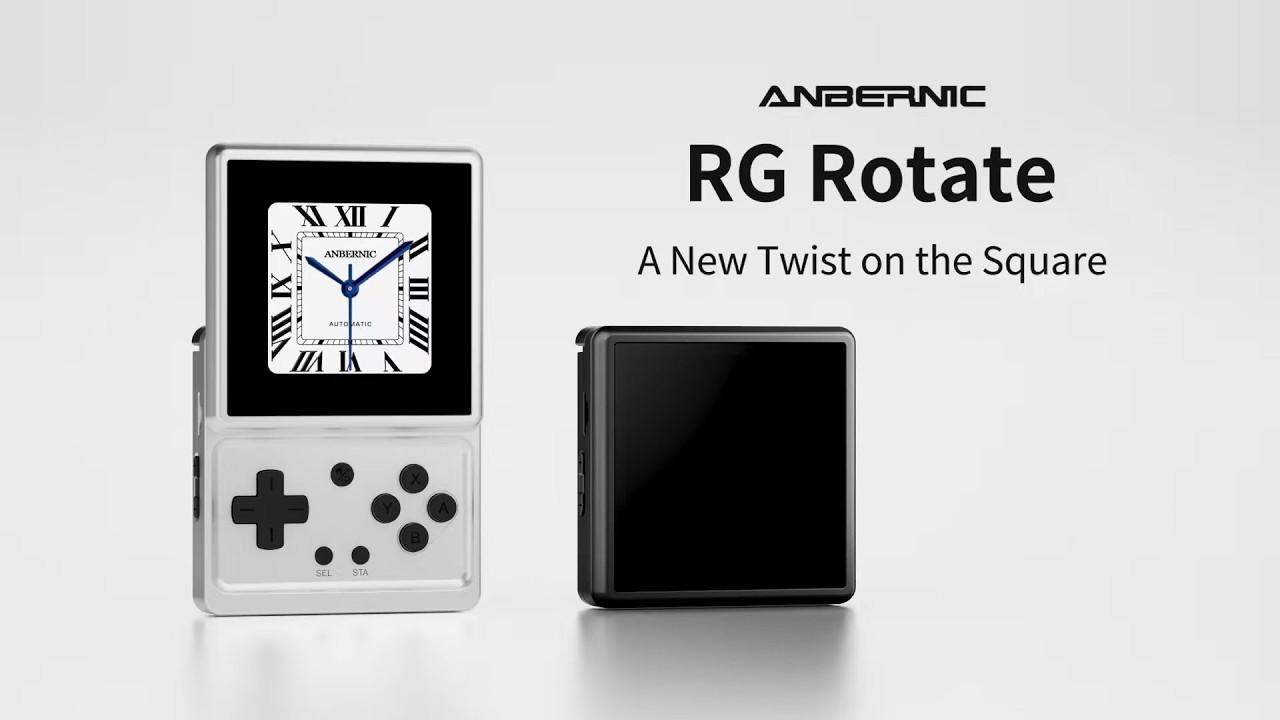 ANBERNIC RG Rotate Swivel-screen Android handheld – A New Twist on the Square！