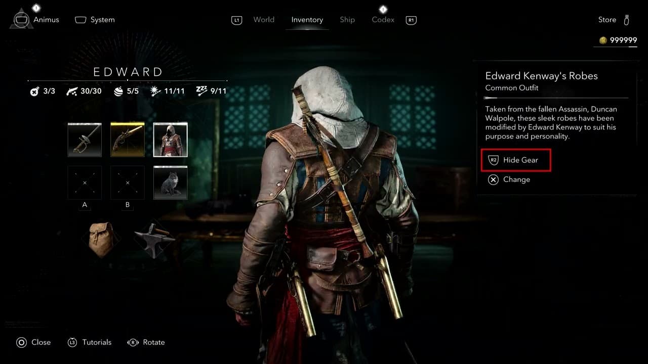 Assassin's Creed Black Flag Resynced - Hiding the Blowpipe