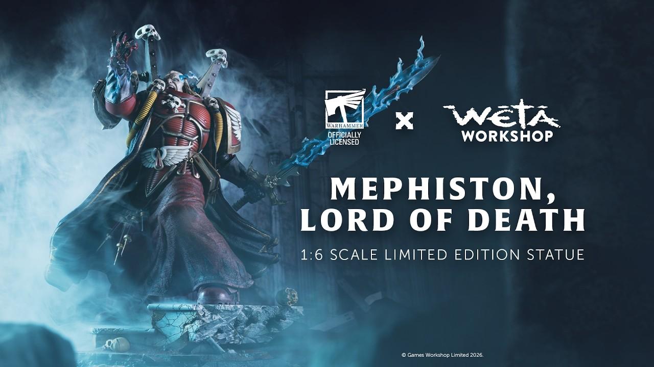 Warhammer 40,000 | Mephiston, the Lord of Death, 1:6 Scale Limited Edition Statue, by Wētā Workshop