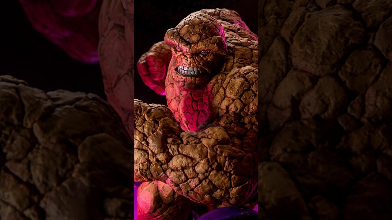 NEW Fantastic Four The Thing Premium Format Figure Reveal 👊💥