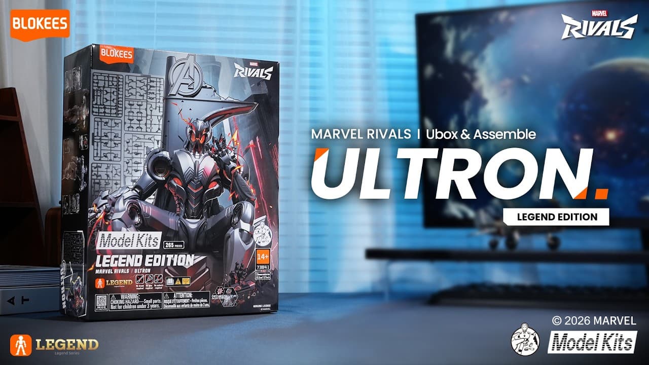 Blokees Marvel Rivals Legend Edition 01 – Ultron is now available.
