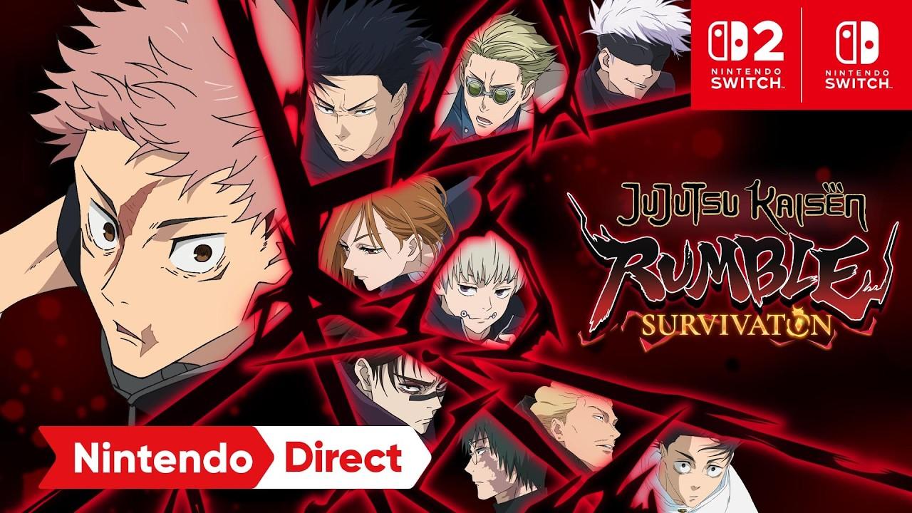 JUJUTSU KAISEN RUMBLE: SURVIVATON – Nintendo Direct 6.9.2026