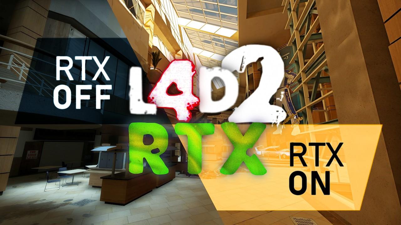 Left 4 Dead 2 RTX | Path Tracing On vs Off