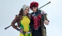Una pareja dulce: cosplayers encarnan a Gambito y Pícara de Marvel Rivals