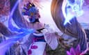 Cosplayer presents Evelynn from League of Legends in "Spirit Blossom" skin