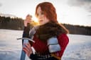 Cosplayer Showed Cerys an Craite from The Witcher 3: Wild Hunt: Meeting with the Finch