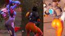 Игроки в восторге от кроссовера с Overwatch из-за округлостей Трейсер, Мерси и D.Va