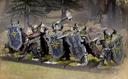 The Games Workshop team painted miniatures from Chaos sets for Warhammer: The Old World