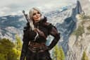 Monster Hunting in the Mountains: Model Showcases Ciri Cosplay from "The Witcher 4" Game