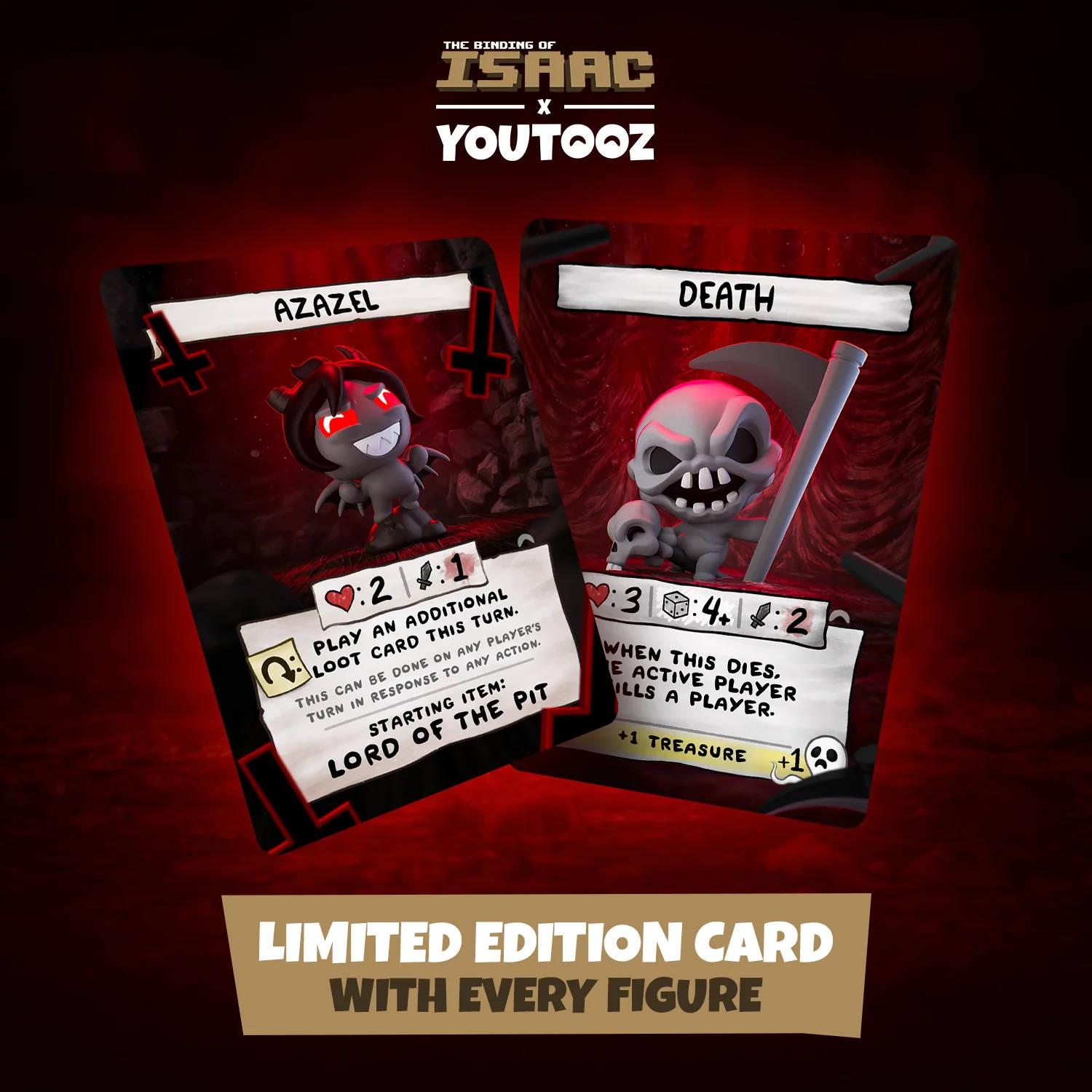 binding of isaac death card The Isaac: Four Souls Art T-Shirt Small quality cards featuring stunning remastered art from @Tikara_The_Mew. My card is in the
