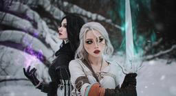 Fans muestran un cosplay invernal de Ciri y Yennefer de The Witcher 3: Wild Hunt