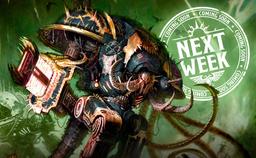 Los autores del juego de mesa Warhammer 40,000 se preparan para abrir el pedido anticipado de miniaturas de Caballero del Caos y Sabuesos de Guerra