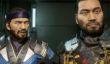Scorpion and Sub-Zero in a story scene from Mortal Kombat 11