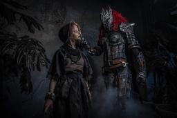 Caballero juramentado: cosplayers encarnan a Derla y la Mártir en cadenas de Lords of the Fallen