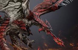 Wyvern Escupefuego: Edge Studio abre el pedido anticipado de la estatua no oficial de Rathalos de Monster Hunter: World