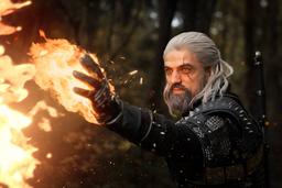 Batalla en el bosque: cosplayer encarna a Geralt del universo de "The Witcher"