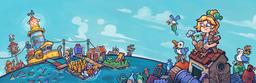 Survival Among Water and Trash. A Review of the Flotsam City-Building Simulator
