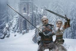 Sobre hielo delgado: cosplayers mostraron la batalla final del juego "The Witcher 3: Wild Hunt"