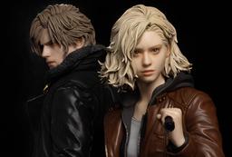 Capcom muestra estatuas de Grace Ashcroft y Leon S. Kennedy de Resident Evil Requiem