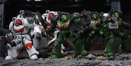 Lanzado el tráiler de las figuras de terminadores de Warhammer 40,000 de JoyToy: veteranos Adeptus Astartes