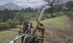 Un modder transformó Red Dead Redemption 2 en Elden Ring y mostró el gameplay: con un jefe y espadas enormes