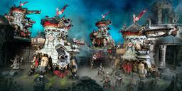 Warhammer Age of Sigmar recibirá miniaturas de una fortaleza andante, luchadores del Gremio de Ciudades Libres y skaven