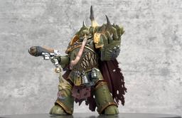 JoyToy muestra el unboxing de la figura del campeón de los marines espaciales de la plaga de Warhammer 40,000
