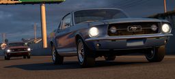 Los creadores de American Truck Simulator mostraron el Ford Mustang del 67: vista desde la cabina y el exterior del automóvil