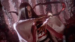 Cosplayer muestra a Retsu Unohana del universo del anime "Bleach": la mejor doctora de la Sociedad de Almas