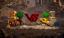 YouTooz lanzará el set de construcción de la arena "Chicago" del juego de lucha Invincible VS con una apariencia única para Omni-Man