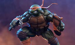 Abierta la preventa de la estatua de Michelangelo del universo "Teenage Mutant Ninja Turtles" de Iron Studios