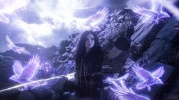 Cosplayer encarna a Yennefer del juego "The Witcher 3: Wild Hunt" - "Lila y Grosella"
