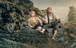 Weta Workshop presentó la estatua de Merry y Pippin de la película "El Señor de los Anillos: El Retorno del Rey"