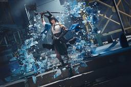 La modelo mostró el cosplay de Hoshimi Miyabi de Zenless Zone Zero: una luchadora inquebrantable por la justicia