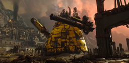 6 minutos de gameplay de Total War: Warhammer 40,000 - con bombardeos orbitales y entorno destructible